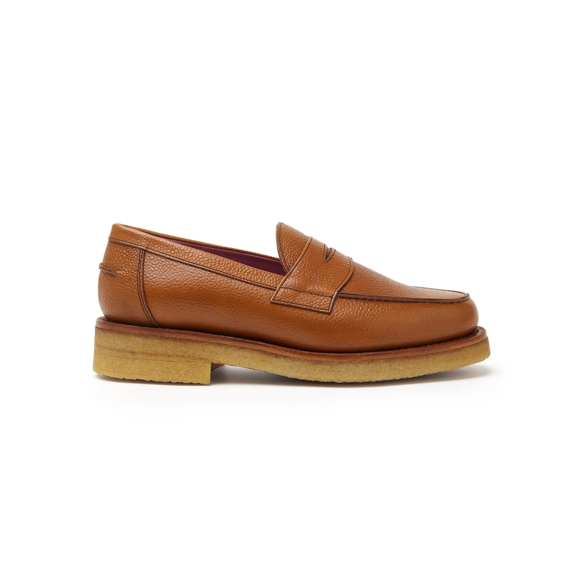 The Ellis Penny Loafer, Maple, Crepe