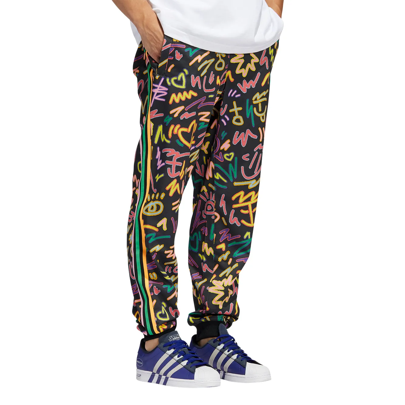 TRACK PANTS LOVE UNITES PRINT