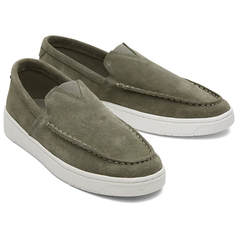 Trvl Lite Suede Leather Grey Loafers