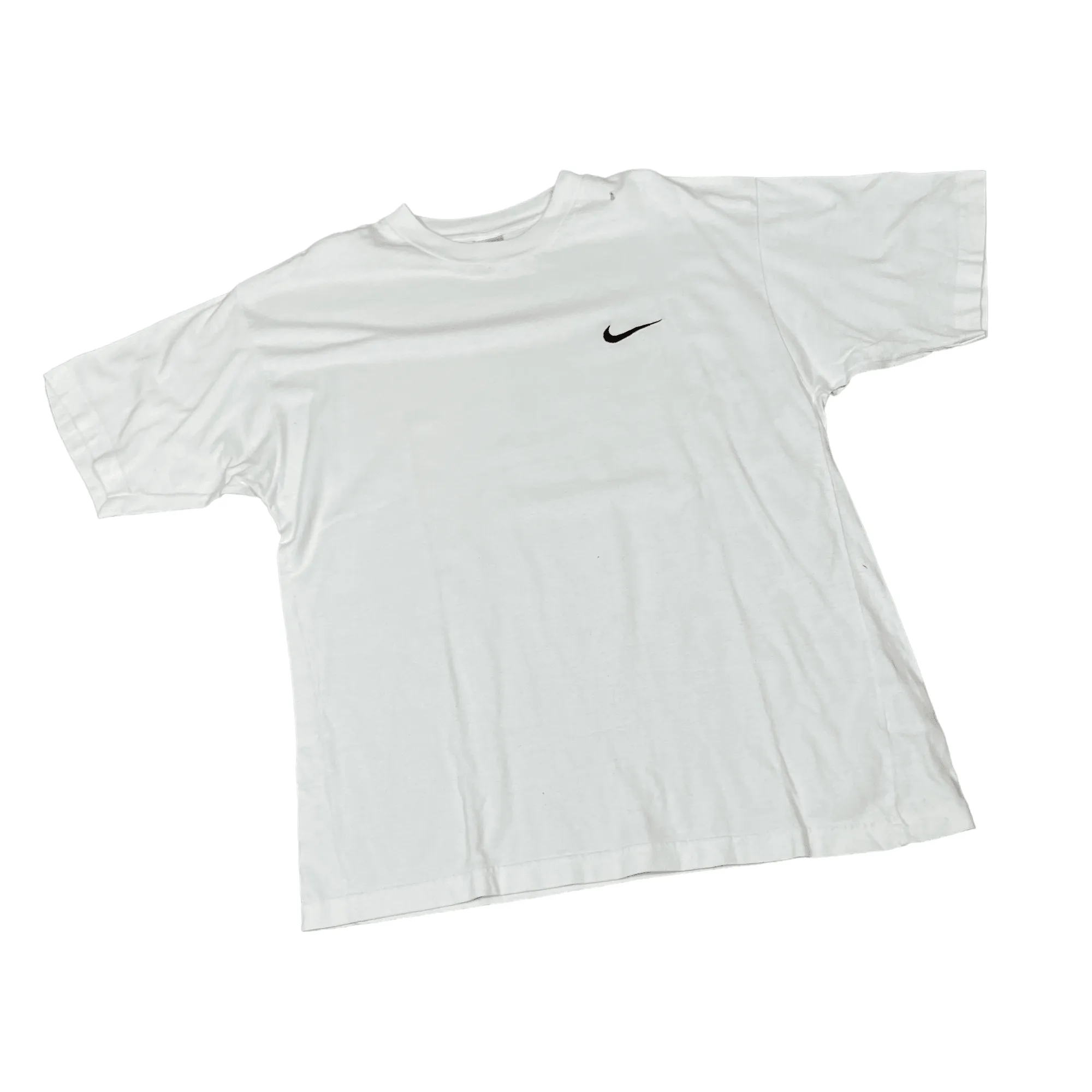 Vintage 90s White Nike Tee - Medium