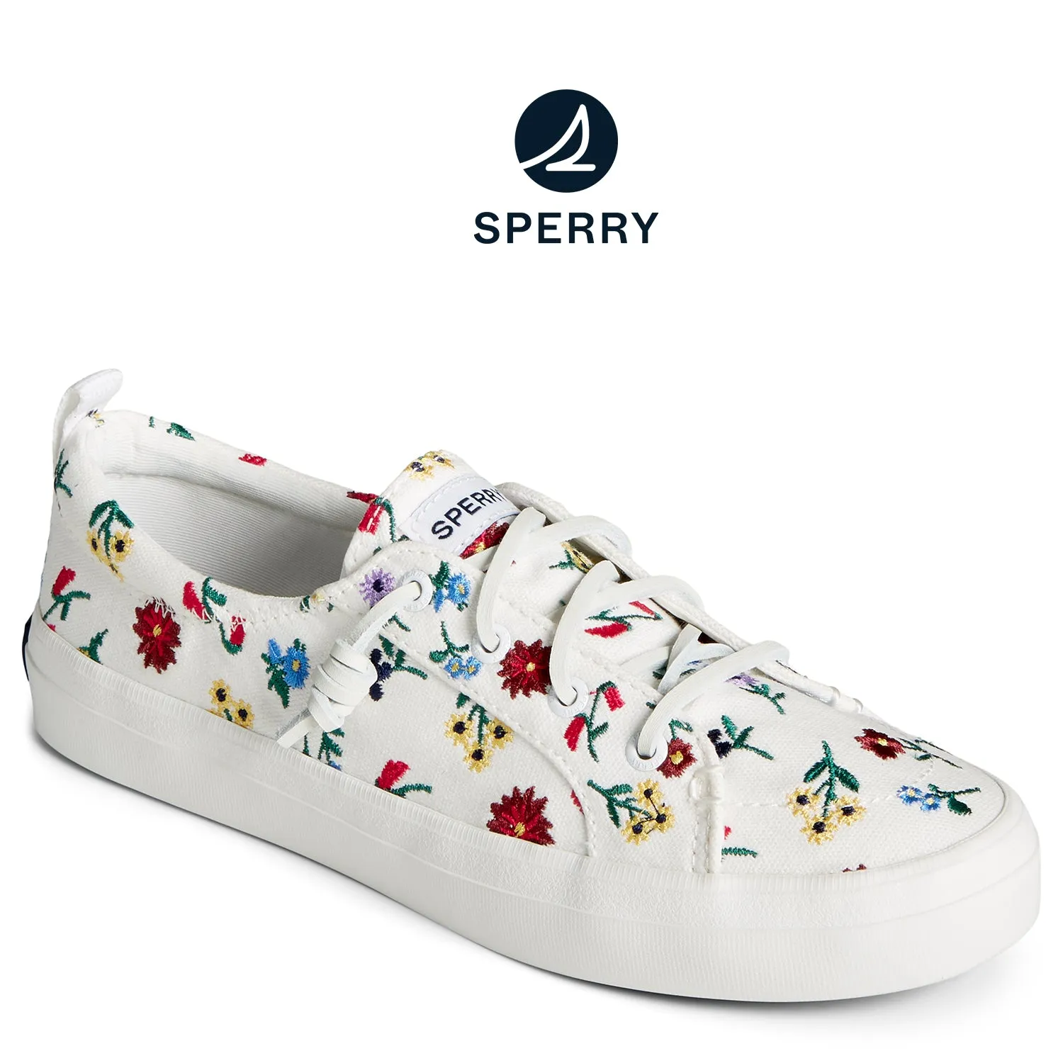 Women's Crest Vibe Floral Sneaker Brown Primary-Multi (STS89177)