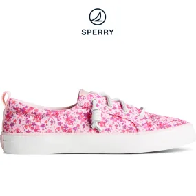 Women's SeaCycled™ Crest Vibe Floral Sneaker Pink (STS88681)