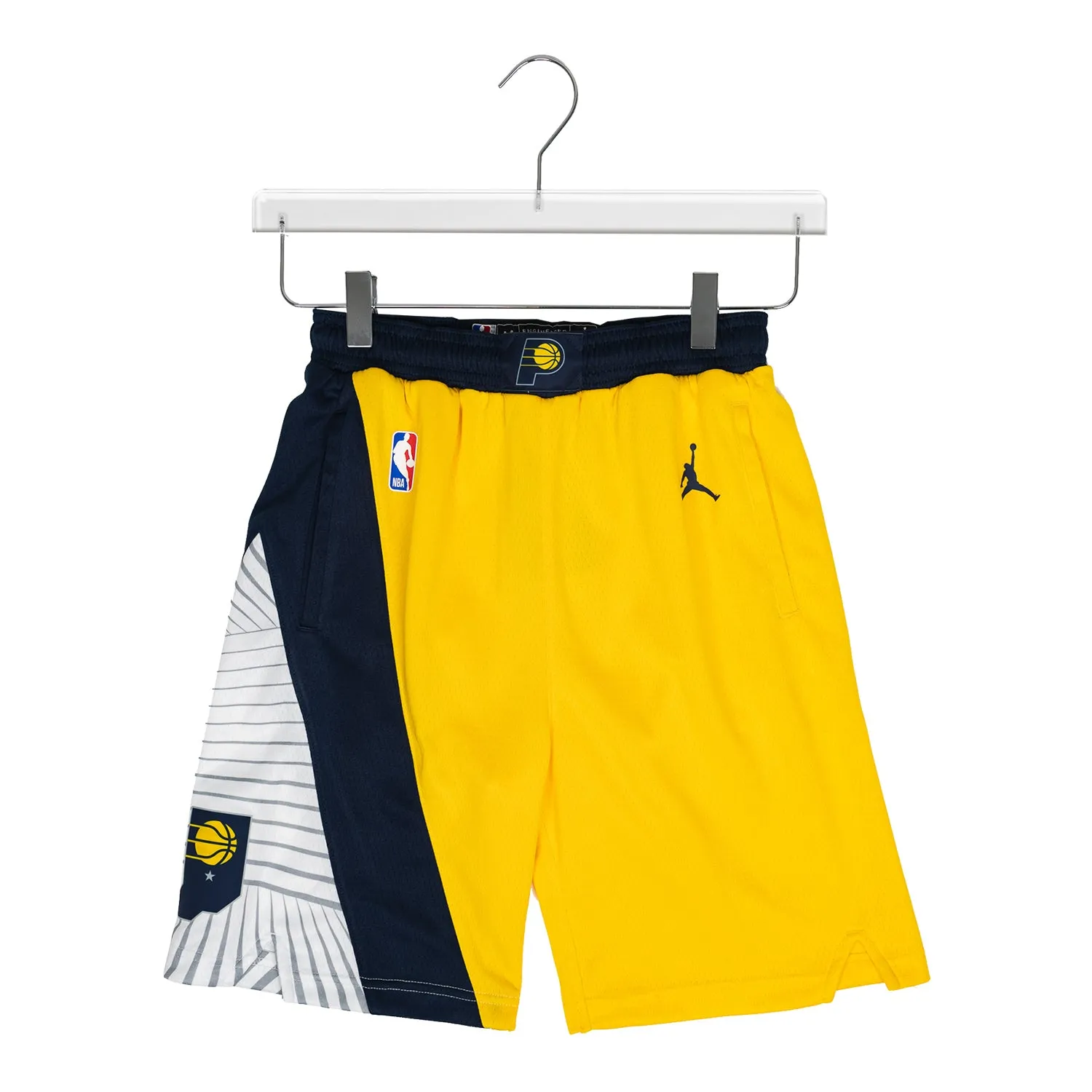 Youth Indiana Pacers Statement Swingman Shorts in Gold by Jordan